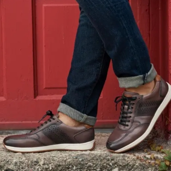 Florsheim Fusion Sport Lace Up Moc Oxford Retro Sneaker Style Mens - Picture 1 of 13